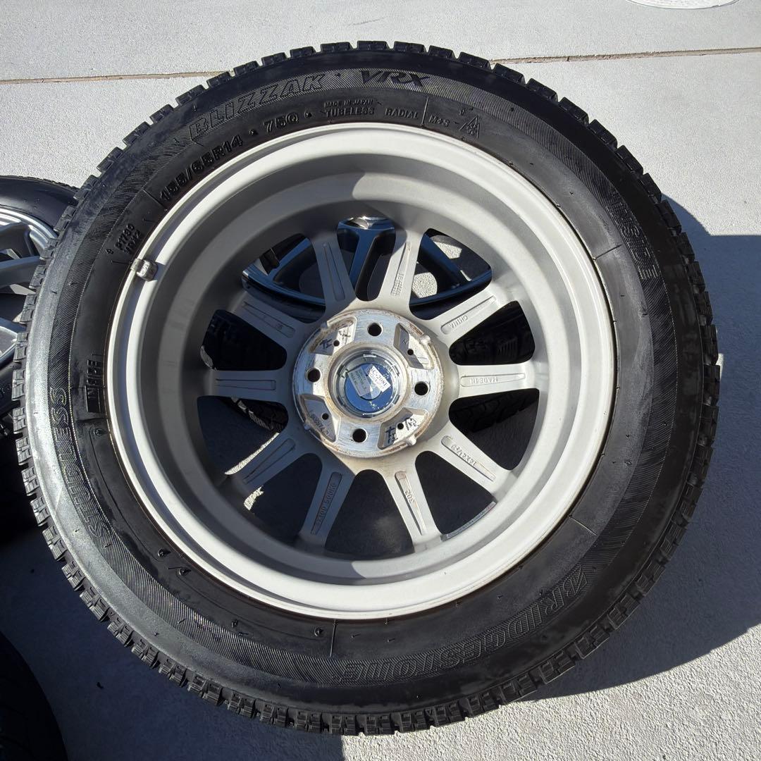 ブリヂストン VRX 155/65R14 スタッドレスとホイールセット　その①