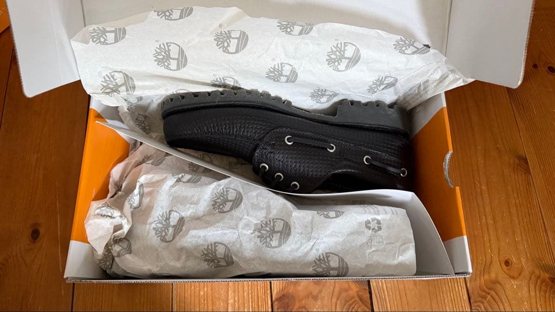 VuG　Timberland 3eye 黒　オールレザー　26.5