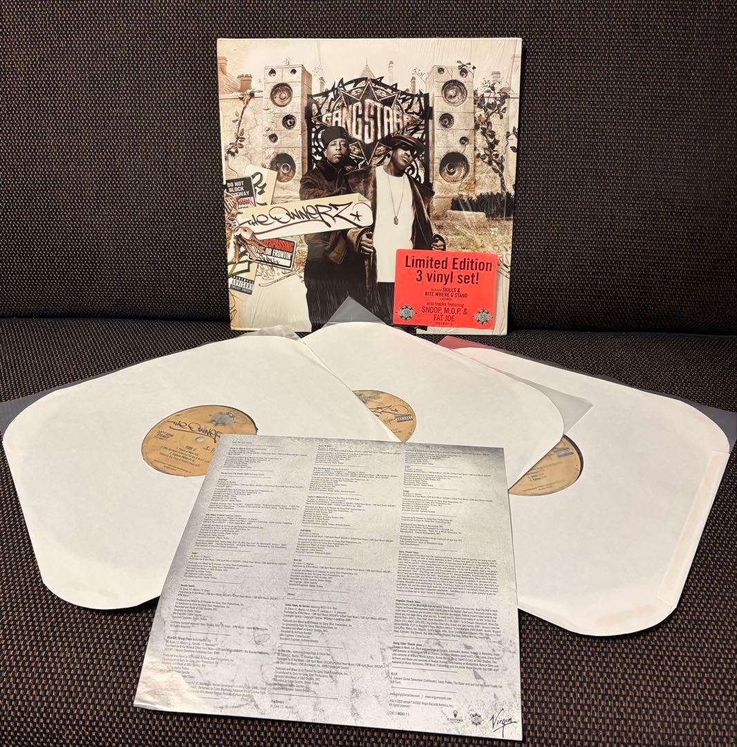 (USED)Gang Starr OWNERZ ３枚組レコード USオリジナル盤