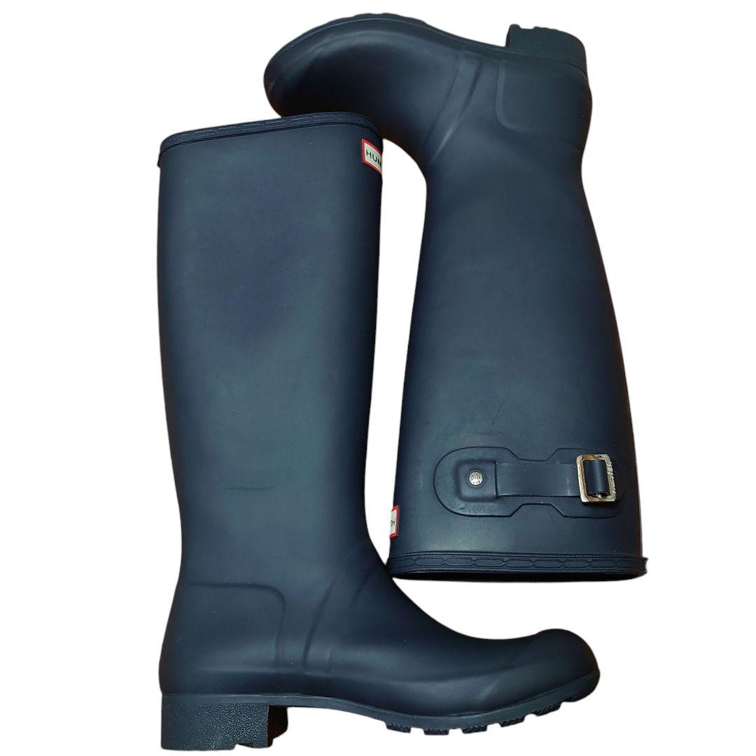 【美品】HUNTER ハンター レインブーツ 雨靴 長靴 23cm