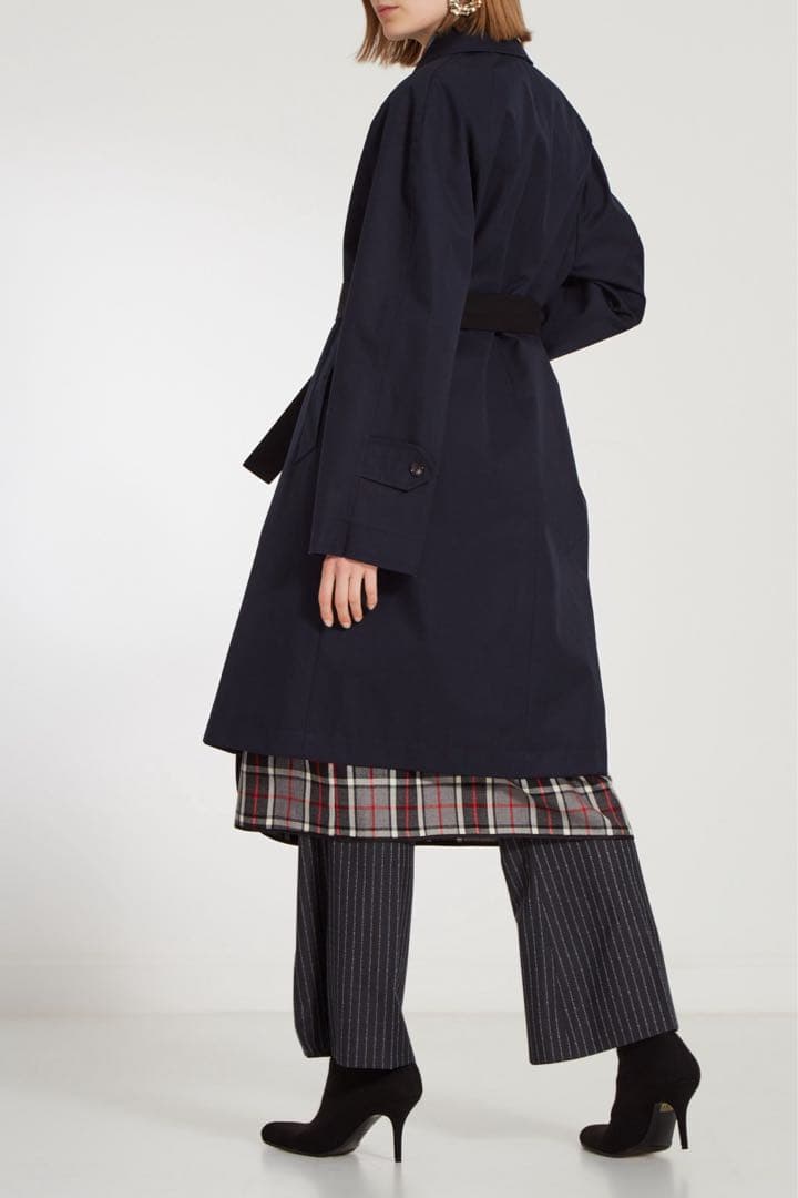 BALENCIAGA ネイビー トレンチコート