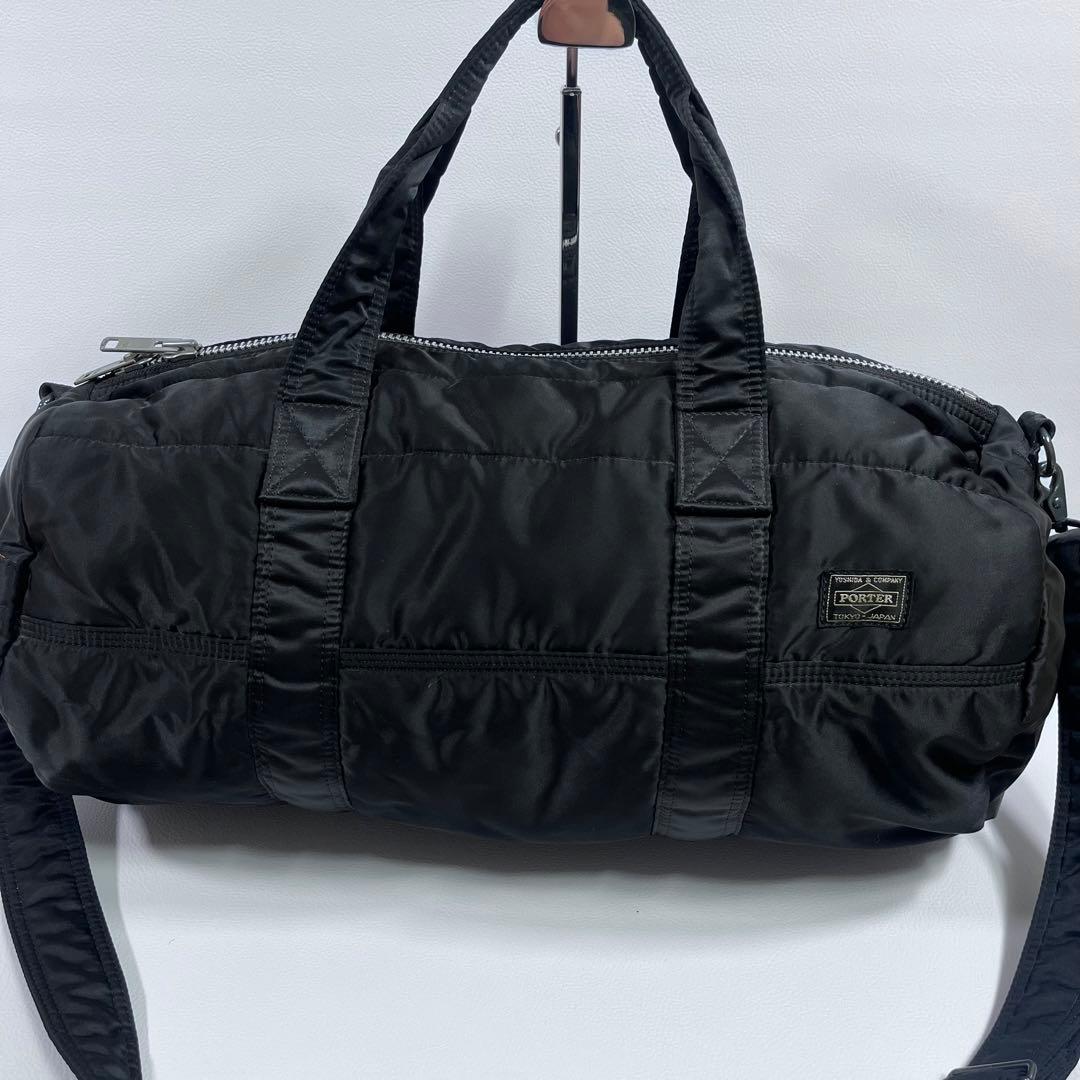 PORTER　タンカー　2way　ダッフルバッグ　ボストンバッグ　黒 吉田カバン