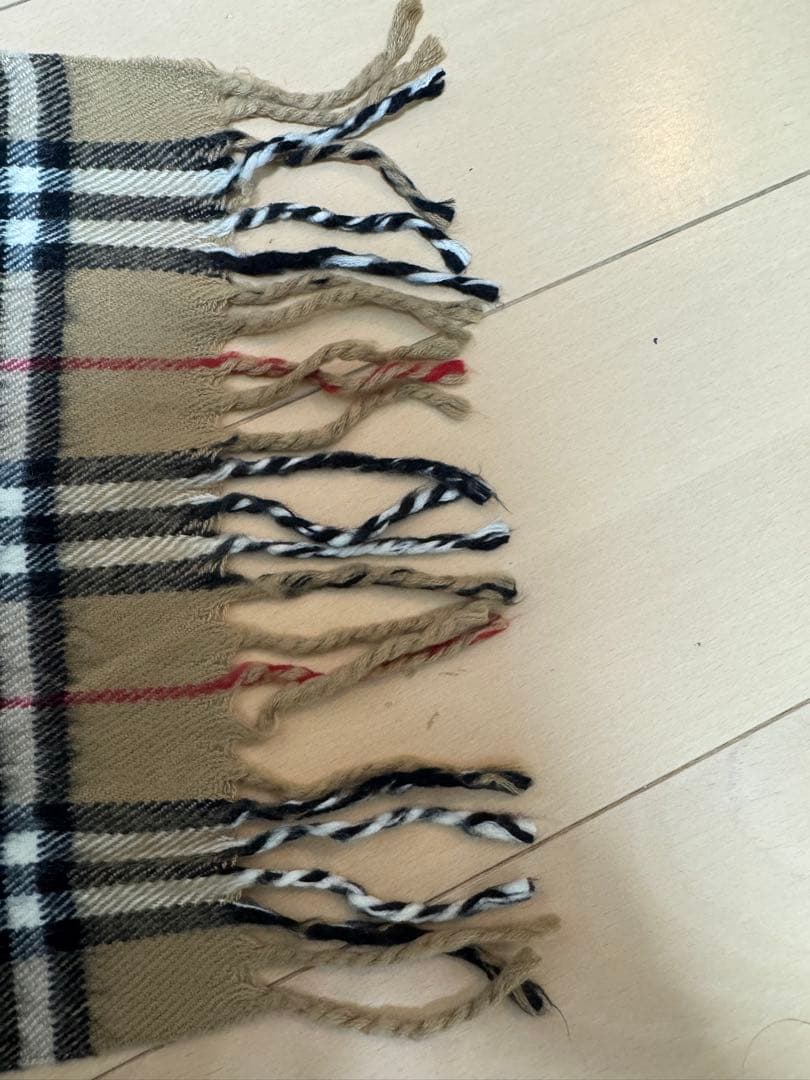 BURBERRY　バーバリー　カシミア100％　マフラー