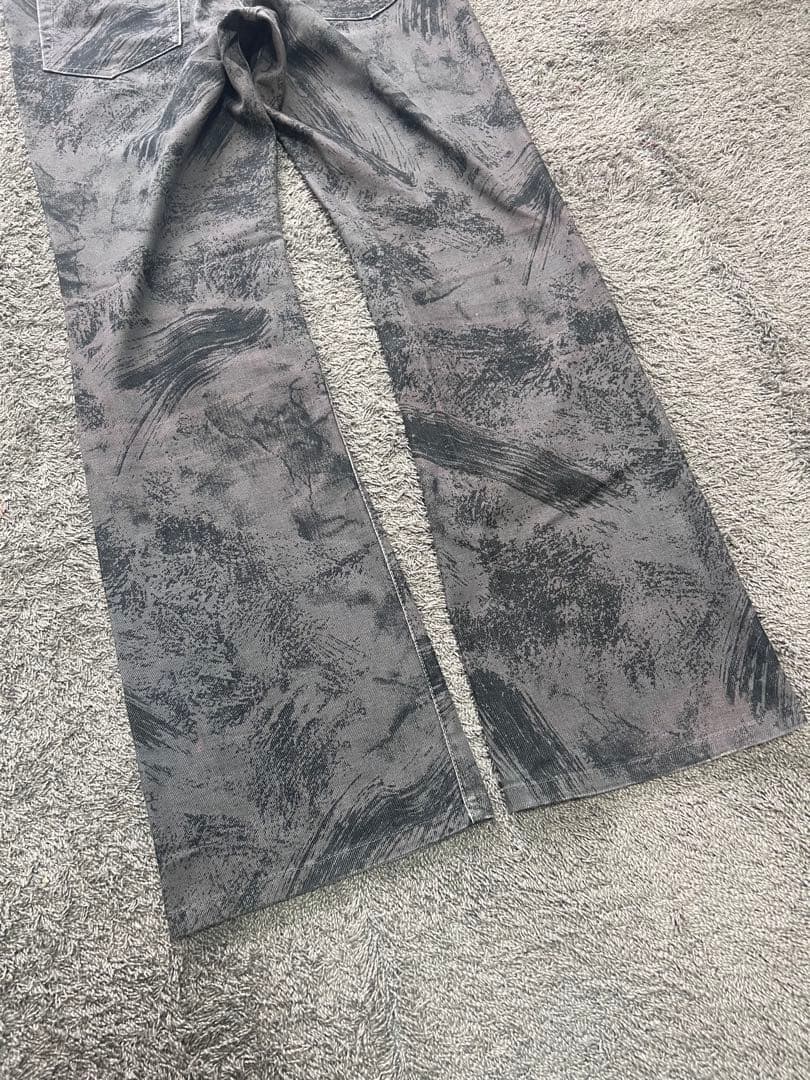 パンツ \"TORNADO MART\"Coating Design Flare Pants