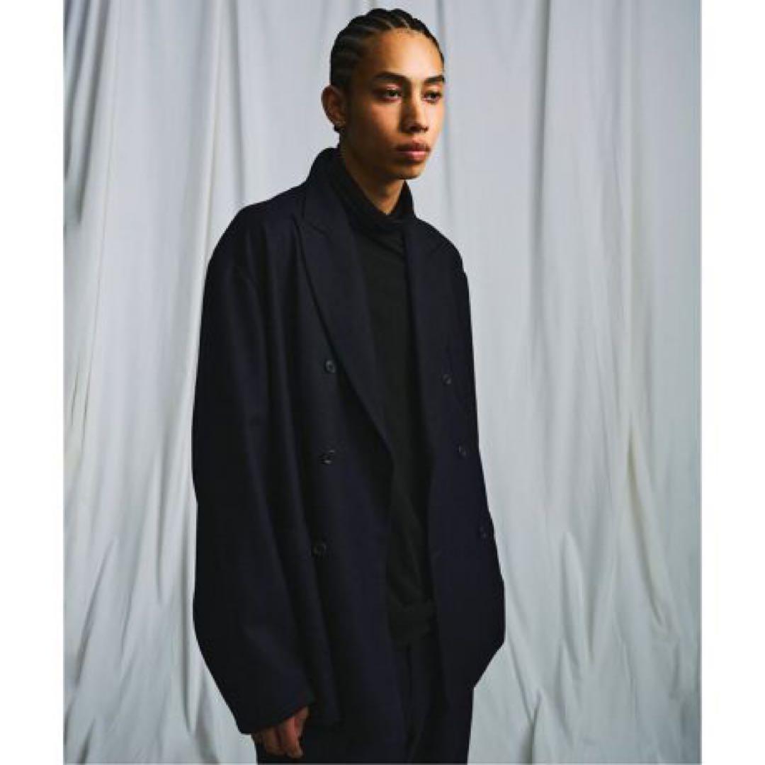 【FOLL / フォル】collage wool washed w jacket