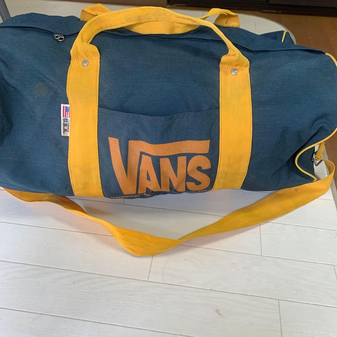 希少VANS 90s USA製 ダッフルバッグ ボストンバッグ グレーグリーン