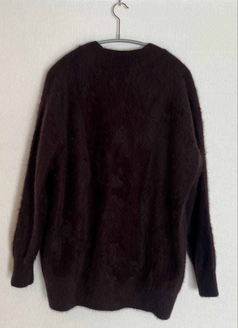 UNITED ARROWS フォックスカシミヤ ミドル カーディガン BROWN