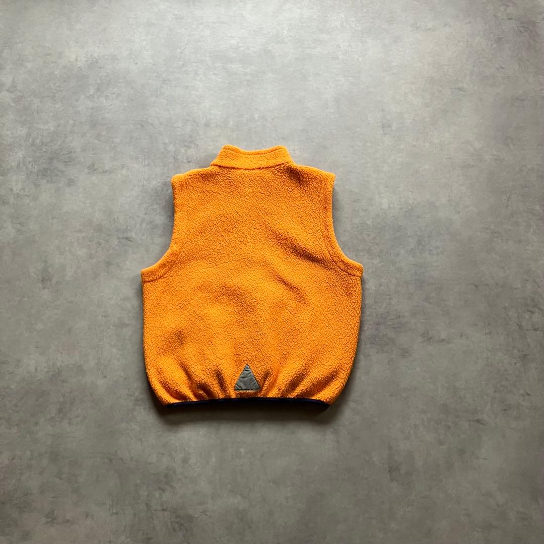 トップス 90s l.l.bean reflector fleece zip vest