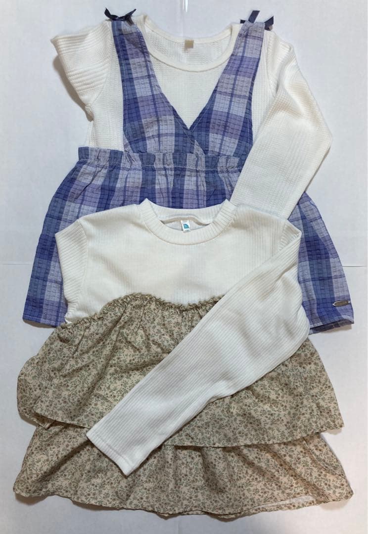 【ほぼ新品】キッズ 女の子 冬服 まとめ売り 10点 130