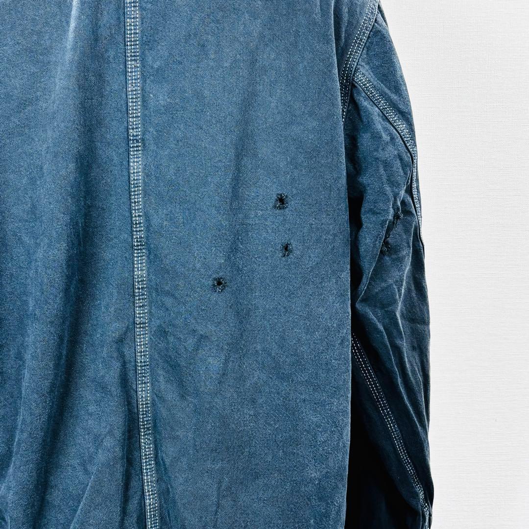 カーハート デニムカバーオール 46 古着 定番