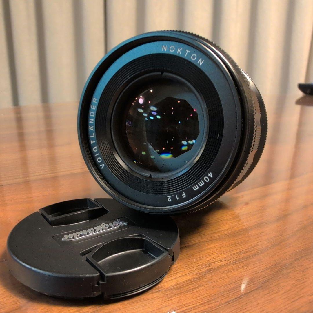 【美品】NOKTON 40mm F1.2 Zマウント（フード、箱あり）