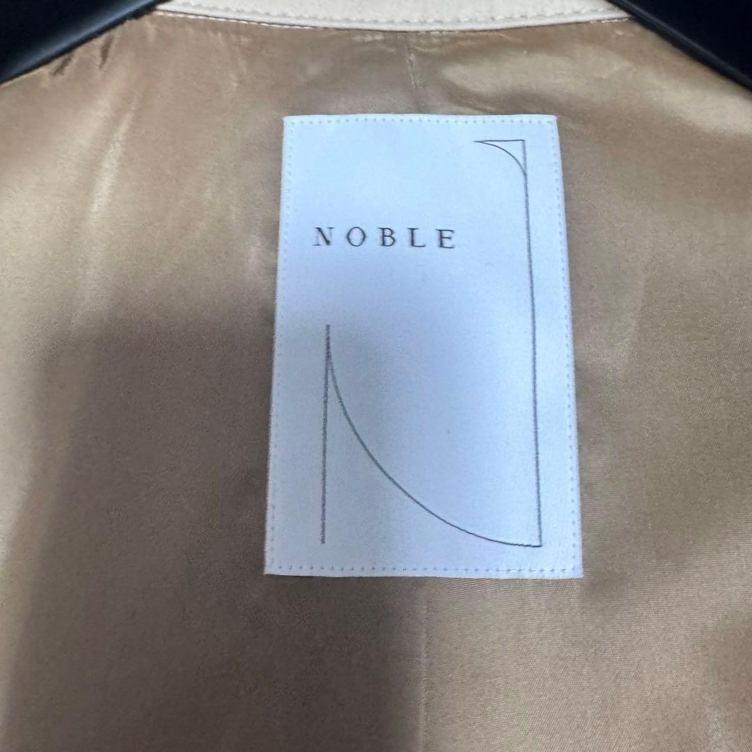 25年 美品 ノーブル NOBLE コットンダブルクロスハーフコート