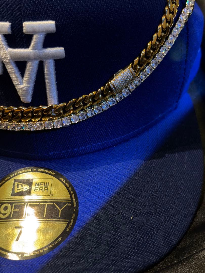 2本セット マイアミキューバン テニスチェーン ジルコニア luxvail
