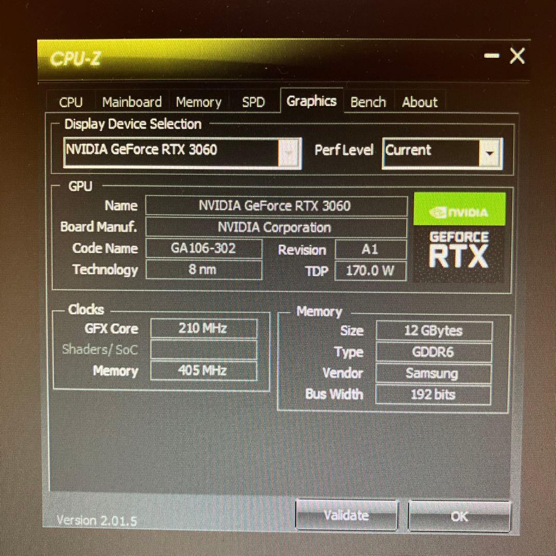 PALIT stormx RTX3060 【12GB】 SDXL画像生成向け