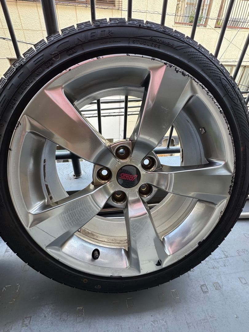 スバル GRB 前期 純正ホイール 18インチ スタッドレス　関東 お渡し限定
