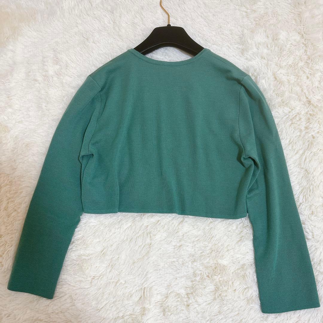 美品☆デイジーリン フォクシー シルク カシミヤ ニットカーディガン ボレロ