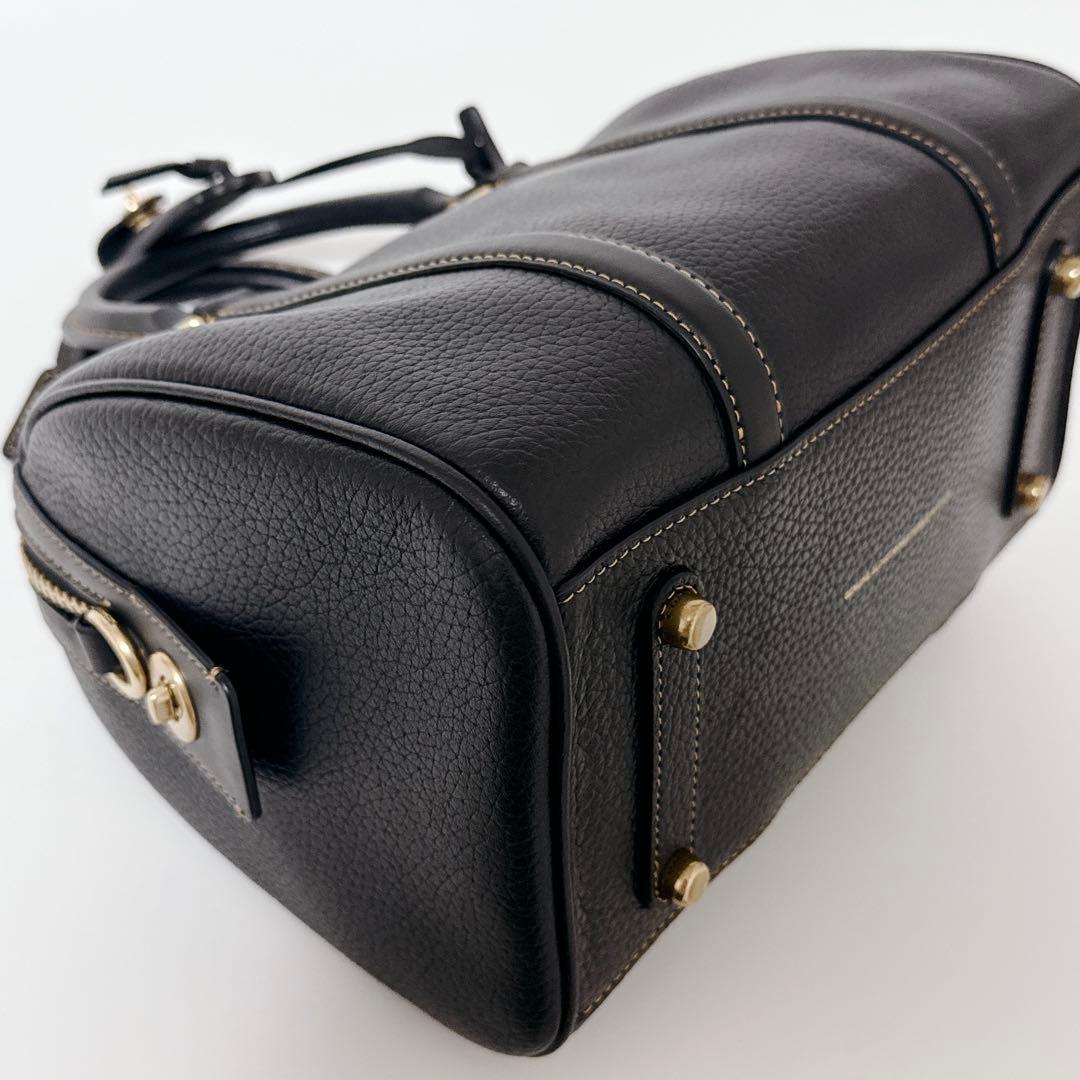 【近年モデル】COACH ルビーサッチェル　2wayバッグ　ブラック　レザー