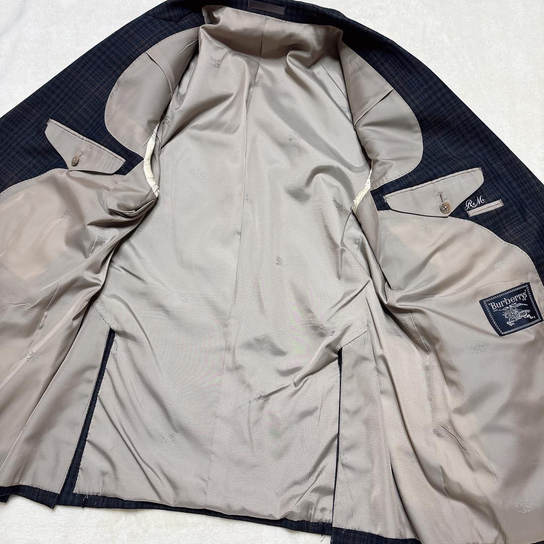【90s 旧タグ】バーバリー ダブルブレストジャケット 金ボタン AB4 L相当
