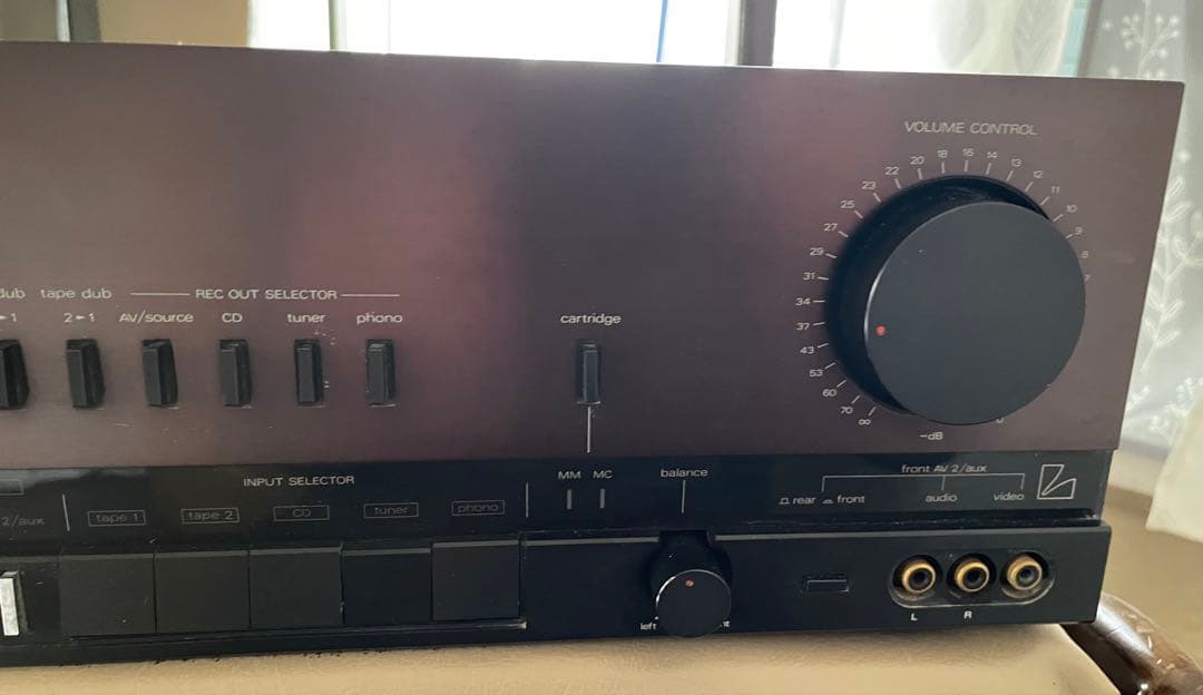 ALPINE、LUXMAN LV105 ジャンク 通電のみ