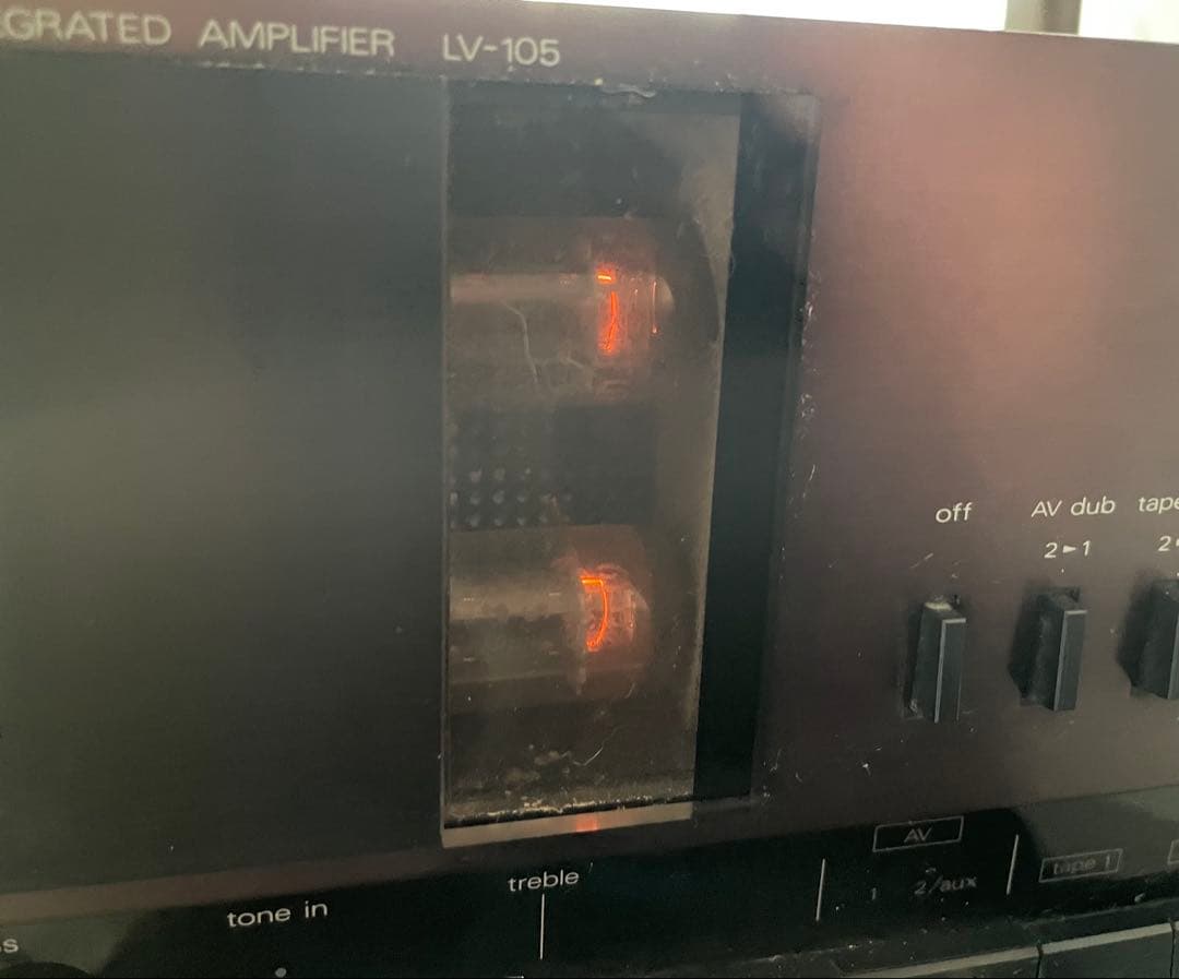 ALPINE、LUXMAN LV105 ジャンク 通電のみ