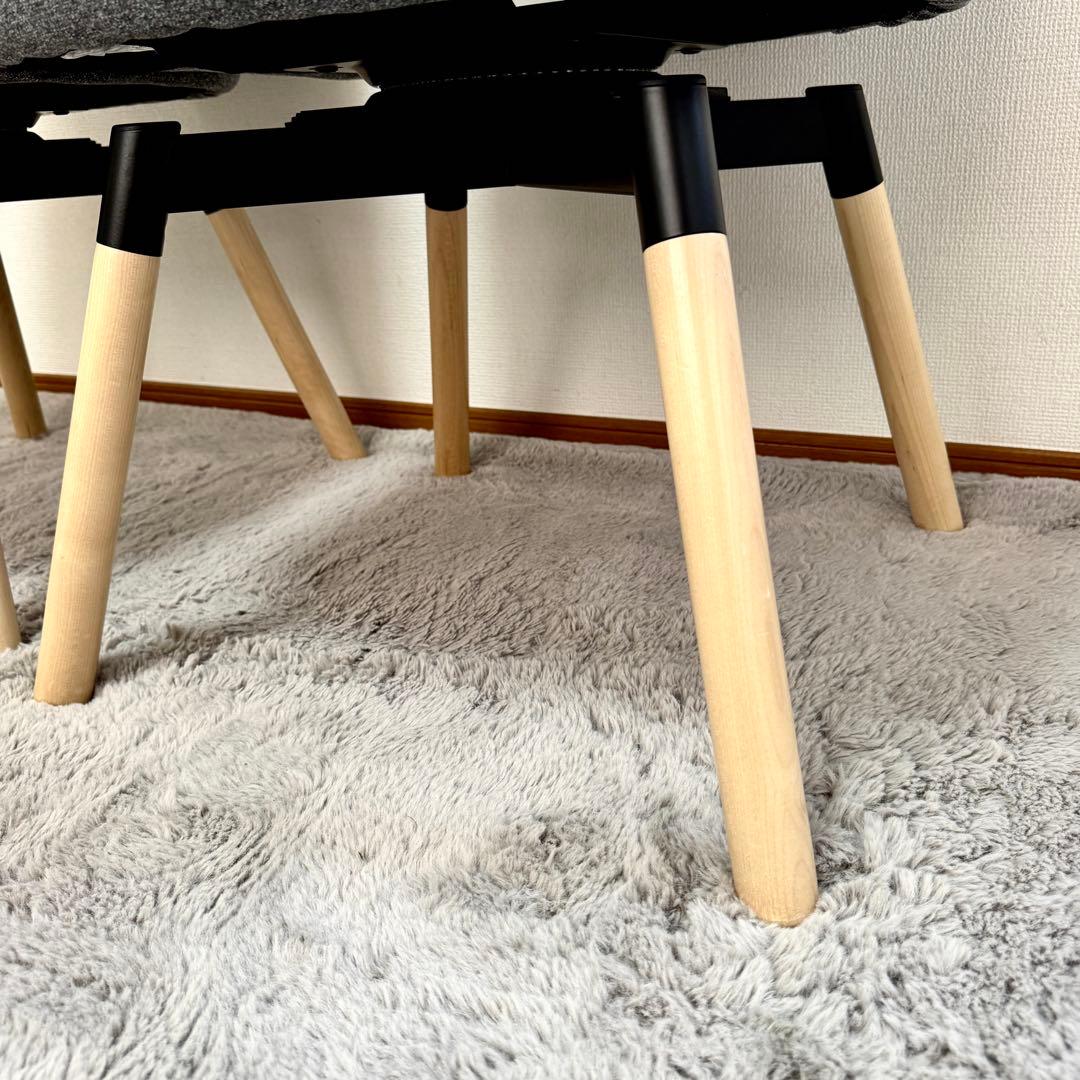【美品/送料込】IKEA ヤンオロフ回転パーソナルチェア ミディアムグレー 2脚