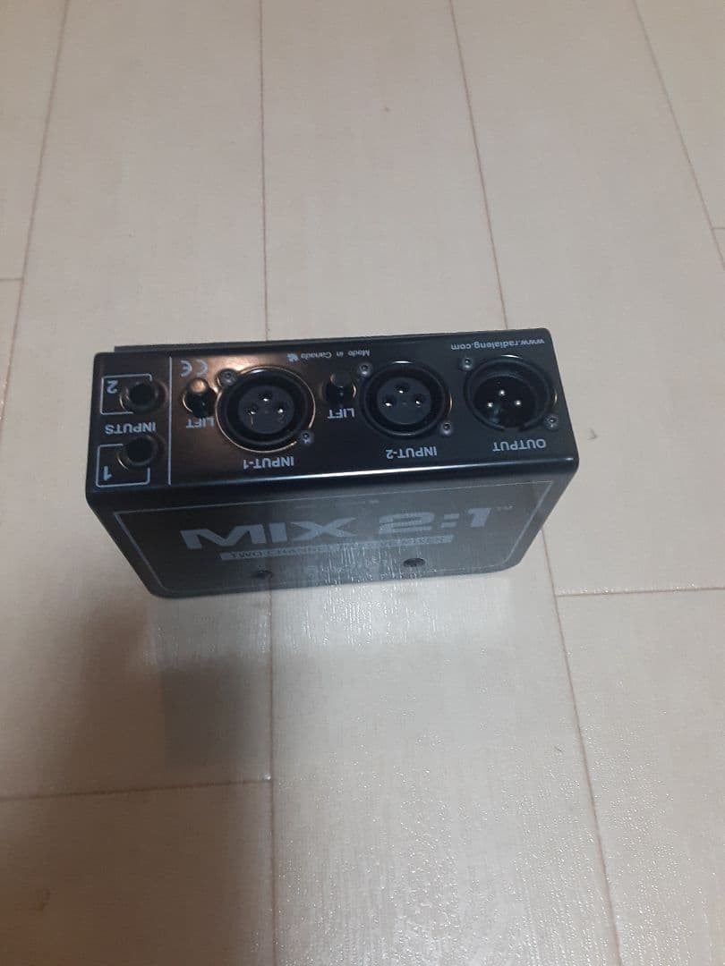 配信機器・PA機器・レコーディング機器 RADIAL MIX 2:1 DI