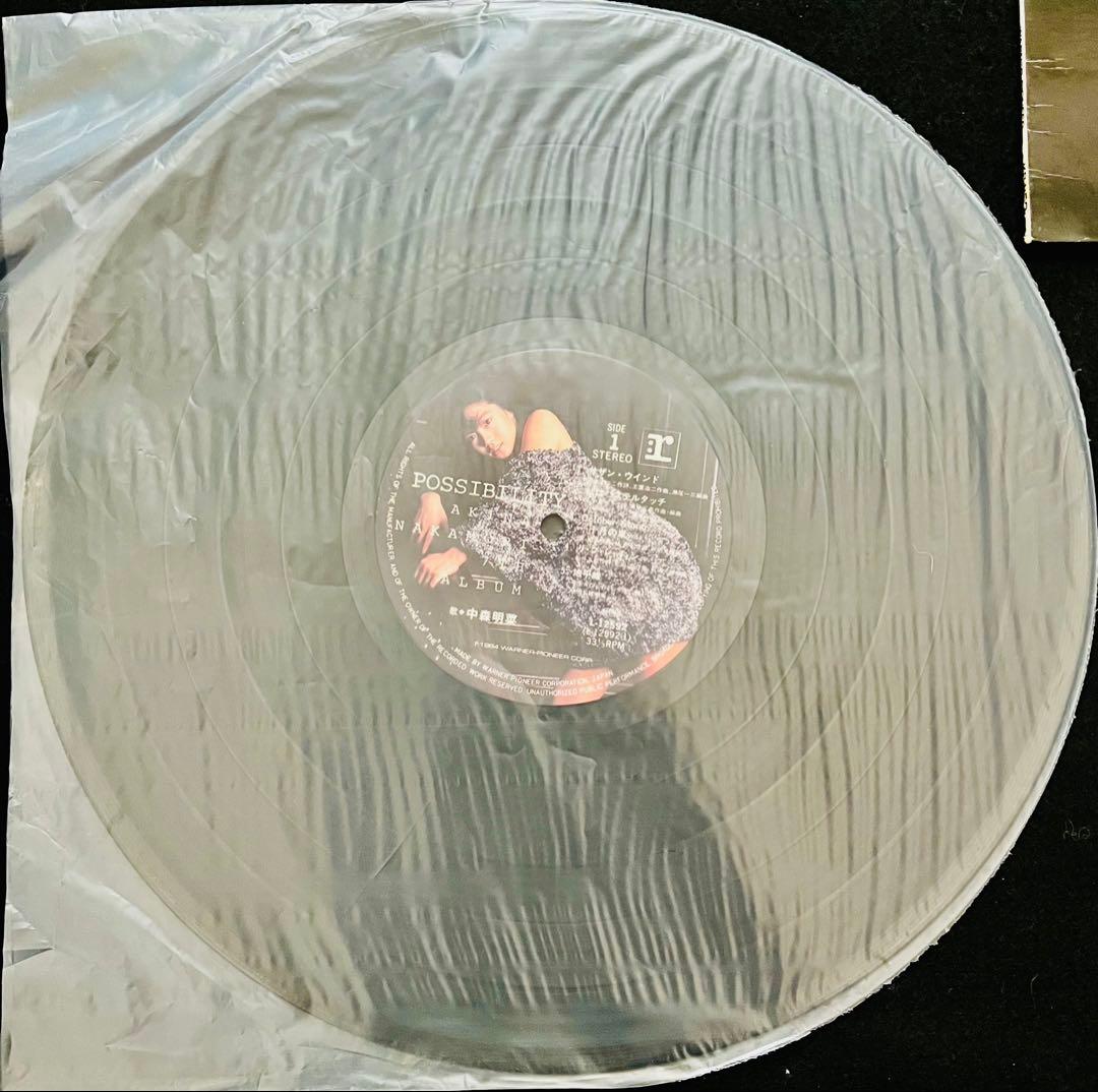 貴重/美品 直筆サイン付 中森明菜 POSSIBILITY 直筆サイン付LP1枚