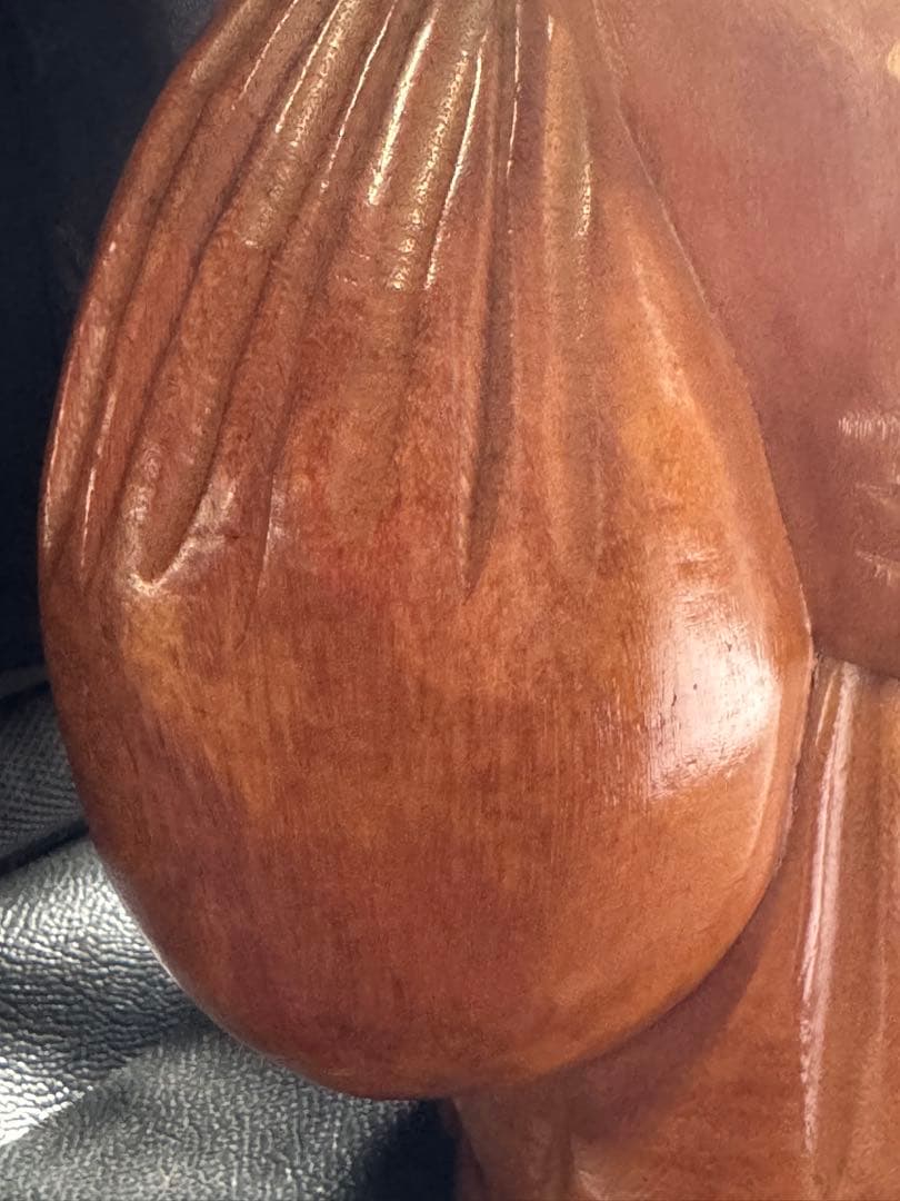 布袋尊(木彫り) とても美しい