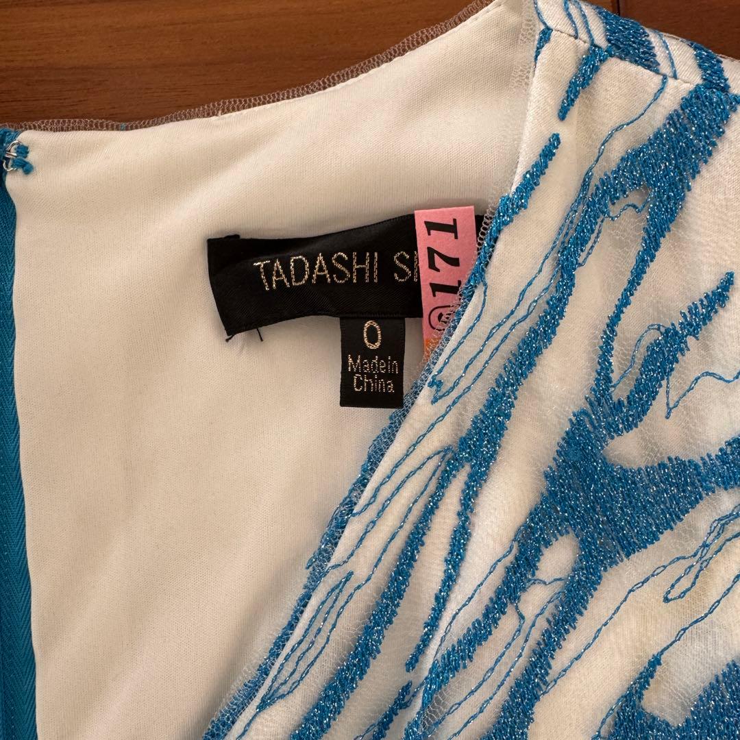 TADASHI SHOJI ノースリーブひざ丈ワンピース