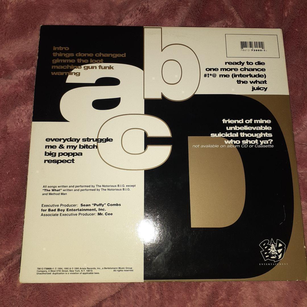 レコード NOTORIOUS B.I.G. Ready To Die アルバム