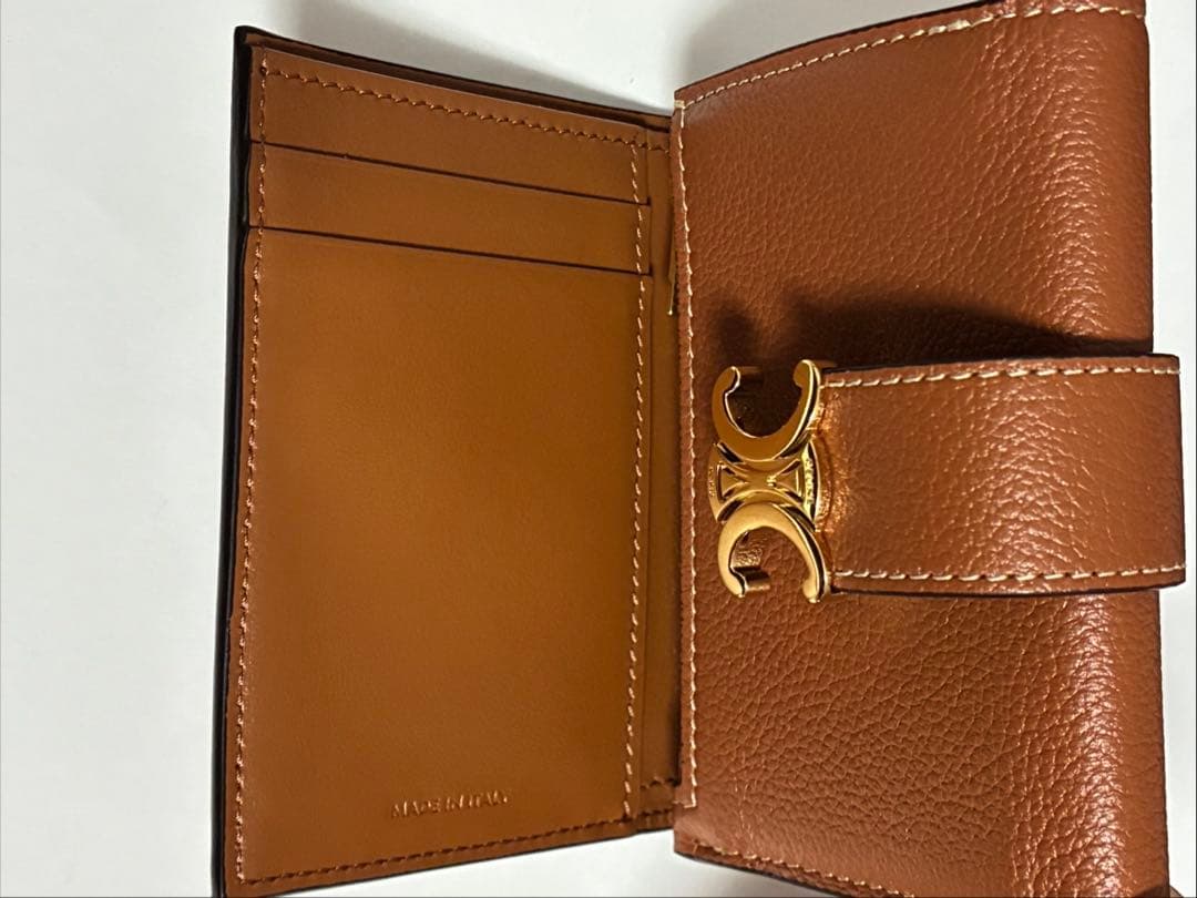 CELINE ファイン ストラップウォレット ニノ サプルグレインドカーフスキン