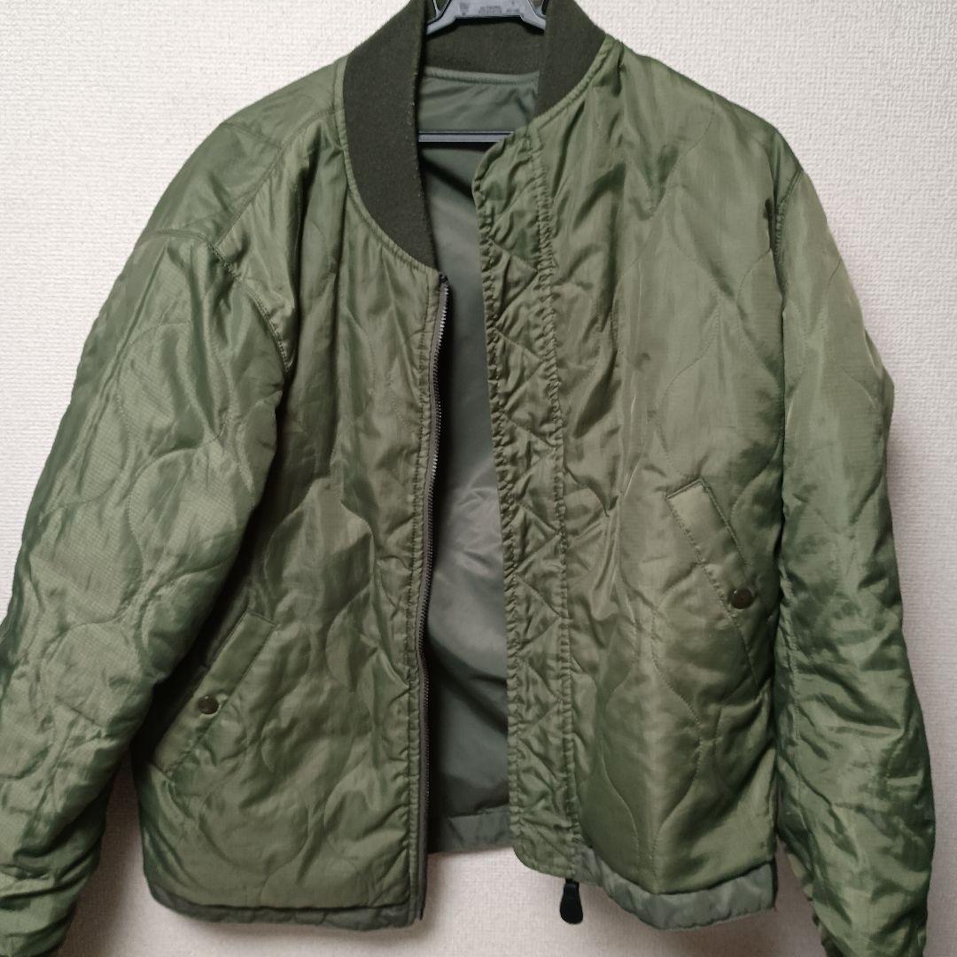 Alpha　Industries　MA-1フライトジャケット オリーブグリーン