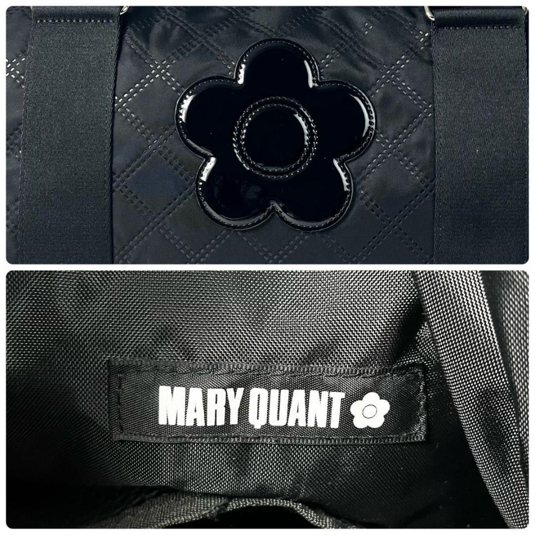 現行 美品 MARY QUANT ピンソニックキルトデイジー ボストン バッグ