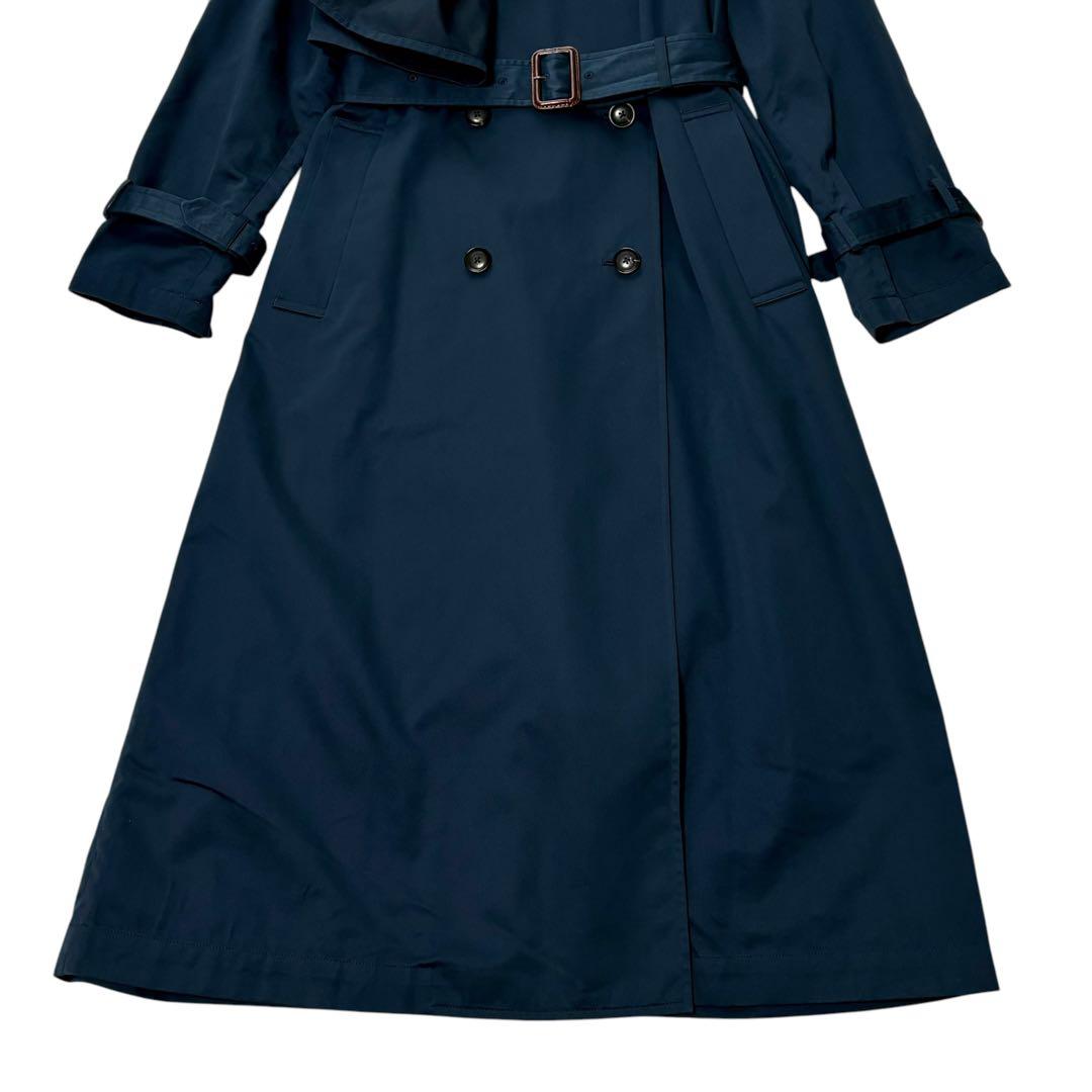 【美品】6 BIG TRENCH COAT シルク混 ビックシルエット