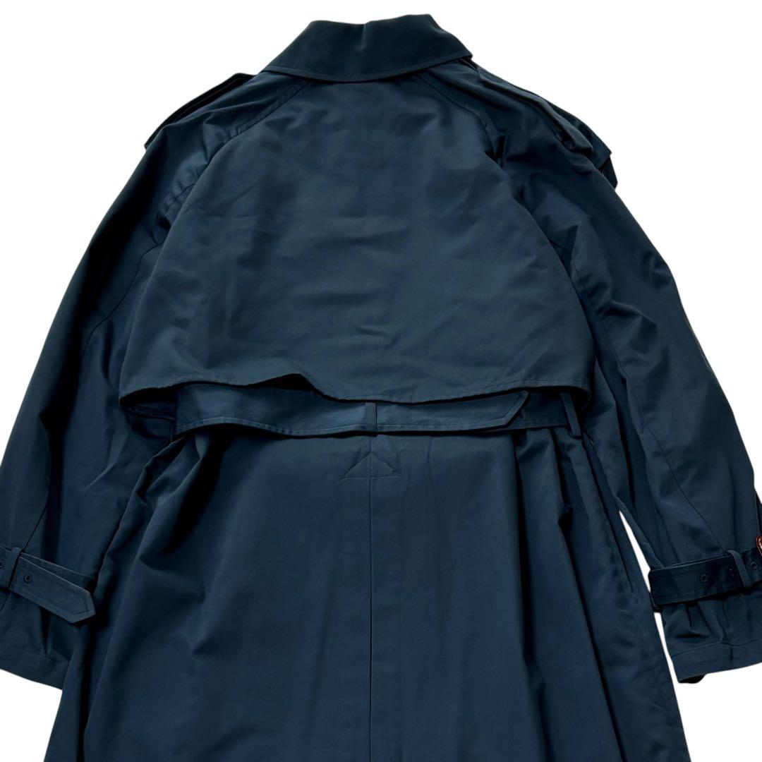 【美品】6 BIG TRENCH COAT シルク混 ビックシルエット