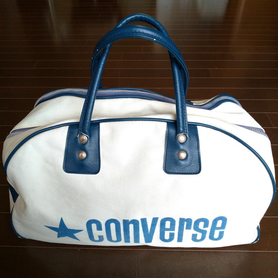 1970年代  コンバース　ボストンバッグ　白色　 converse  レア