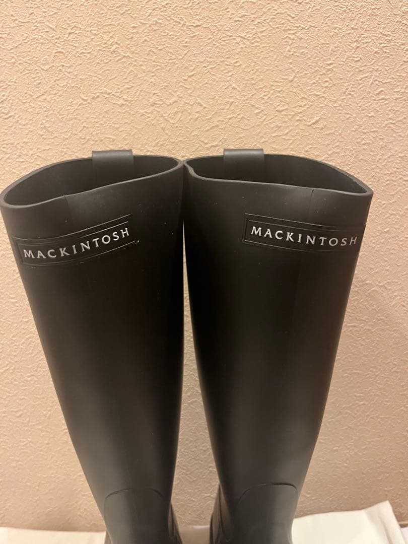 ✴︎未使用 マッキントッシュ レインブーツ 長靴 ブラック 39