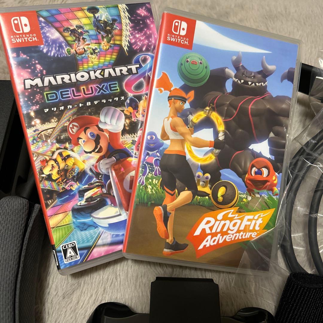 さ*く様 Nintendo Switch ネオンブルー/ネオンレッド 本体とソフ