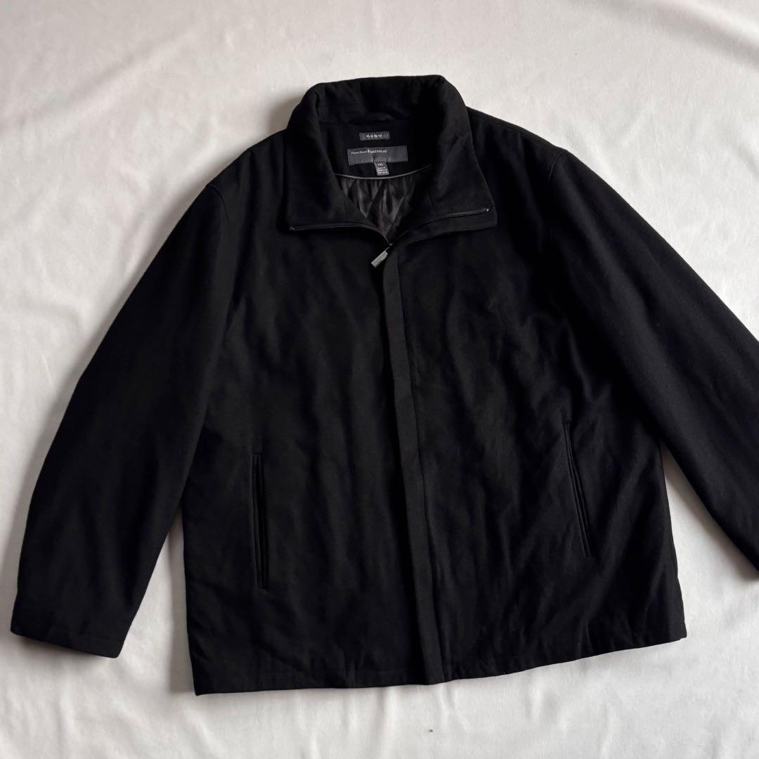 ジャケット・アウター 00s PERRY ELLIS fly front wool jacket
