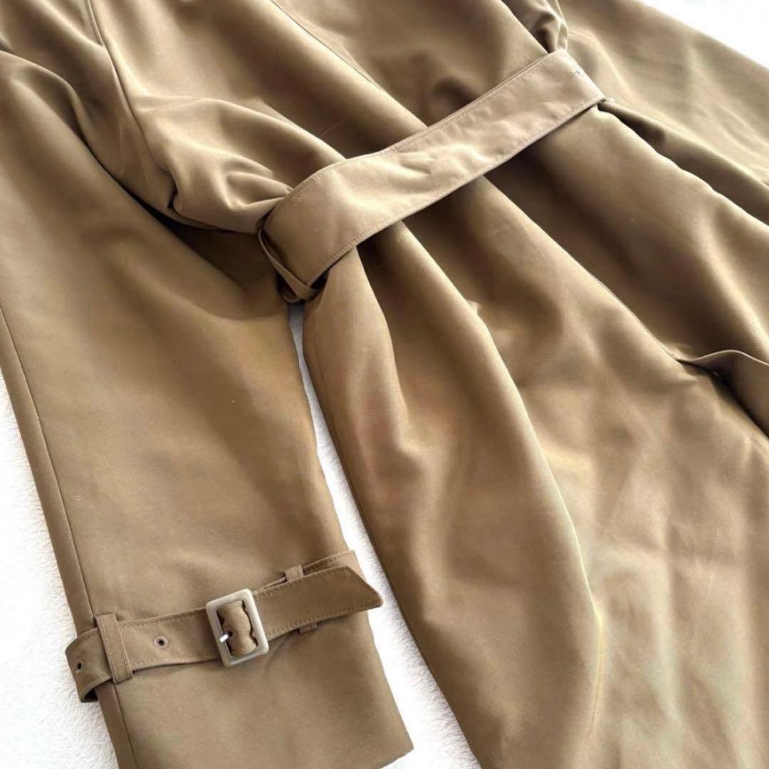 【ジュンコシマダ】40周年 ライナー付き トレンチコート オリーブ レオパード