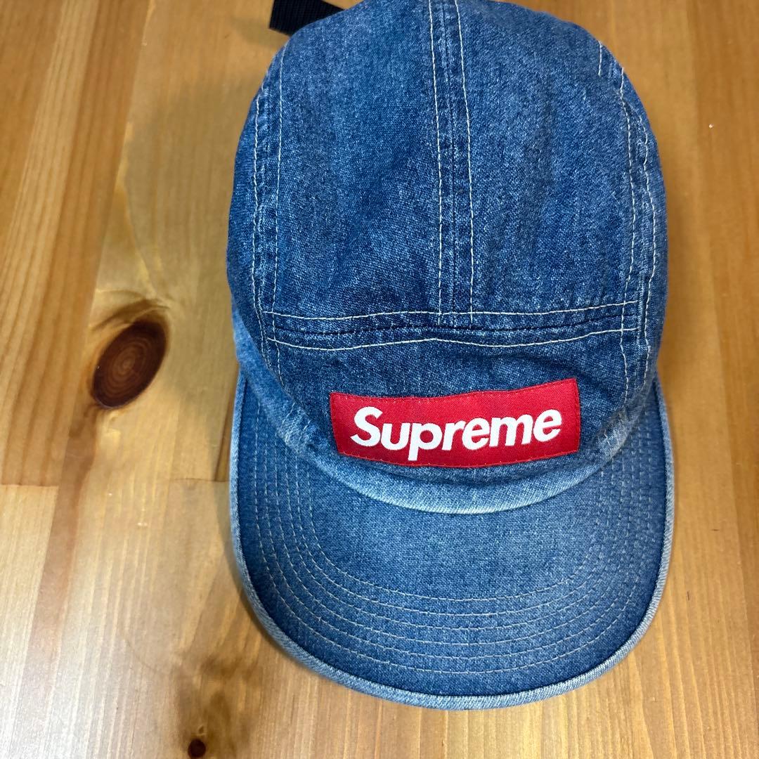Supreme デニム camp cap キャップ　U.S.A製