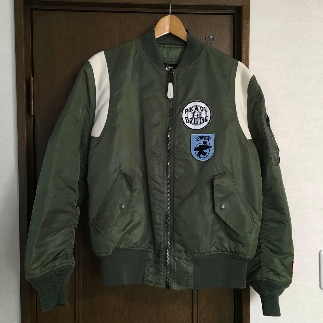 【美品】25周年記念STUSSY×FRAGMENT×Alpha コラボ MA-1