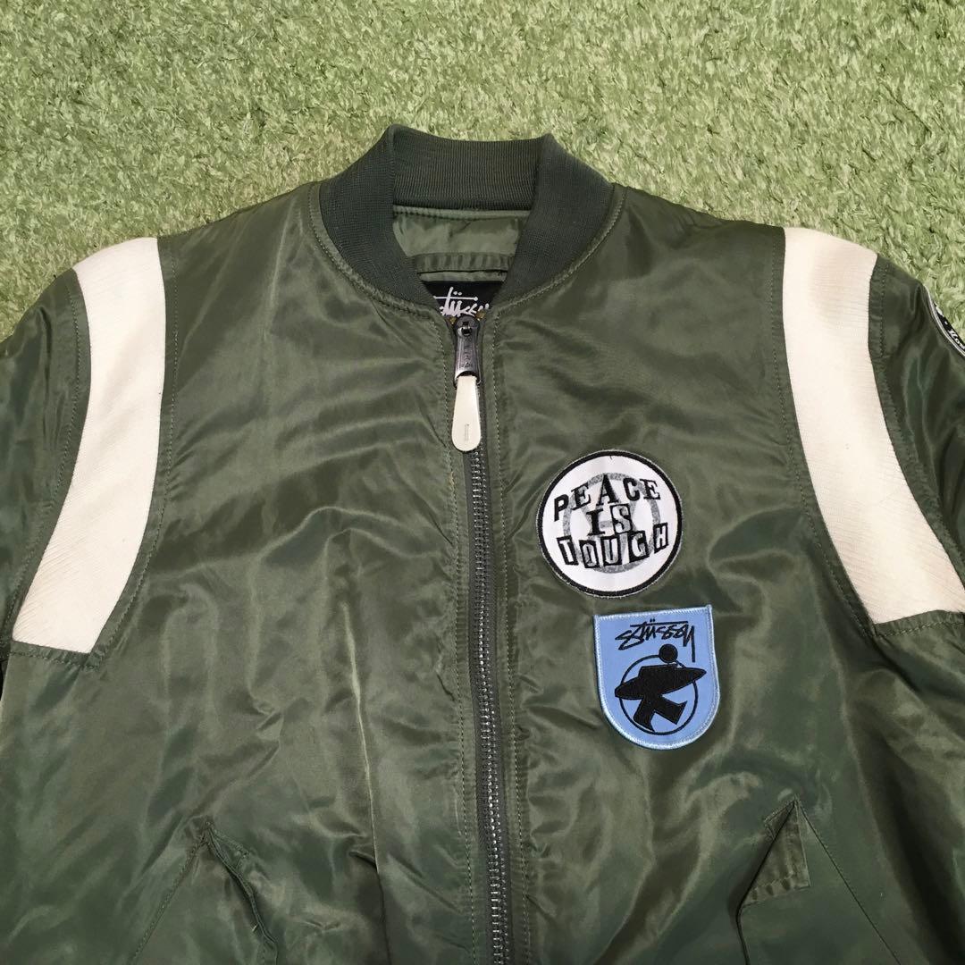 【美品】25周年記念STUSSY×FRAGMENT×Alpha コラボ MA-1