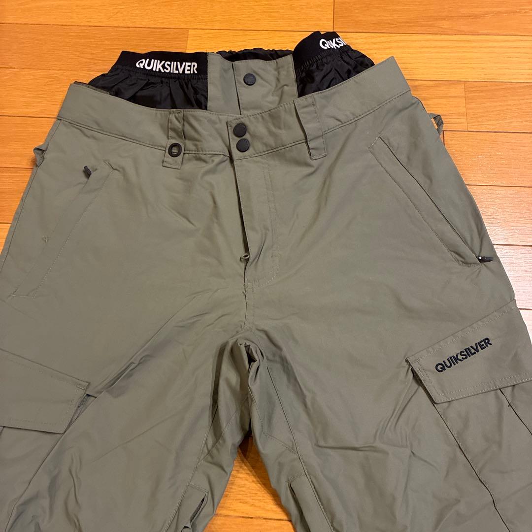 QUIKSILVER スノーボードパンツ オリーブグリーン