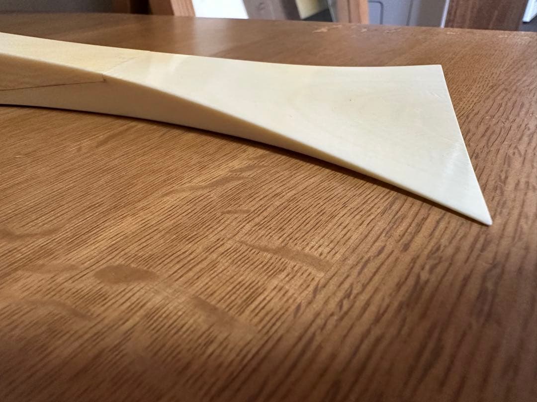 三味線　バチ　撥　象牙調？　開き104mm