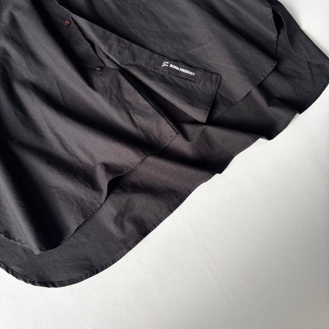 【美品】ワイズ BORN PRODUCT シャツワンピース コート ブラック 2