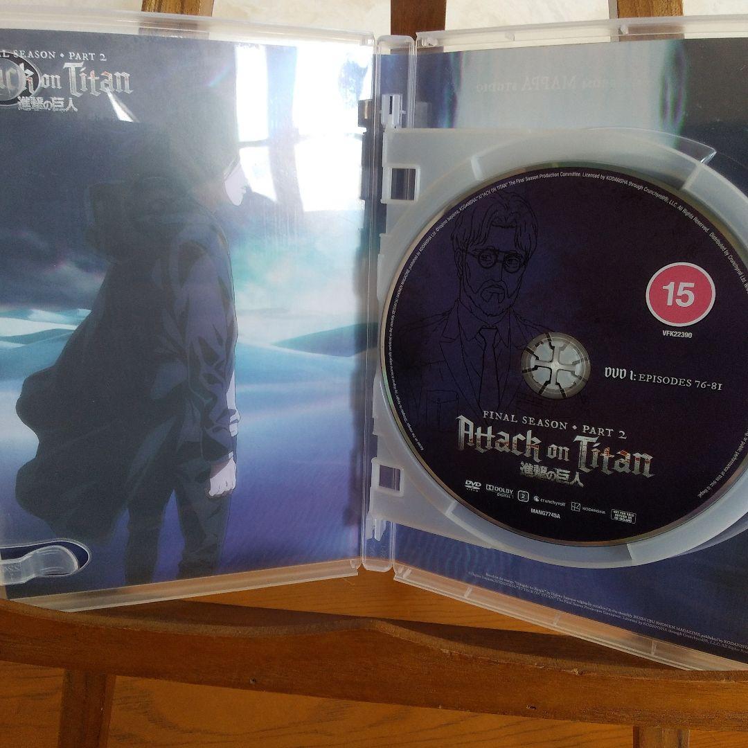 進撃の巨人　ファイナルシーズンPARTⅠ　Ⅱ　全話 『輸入版DVD』