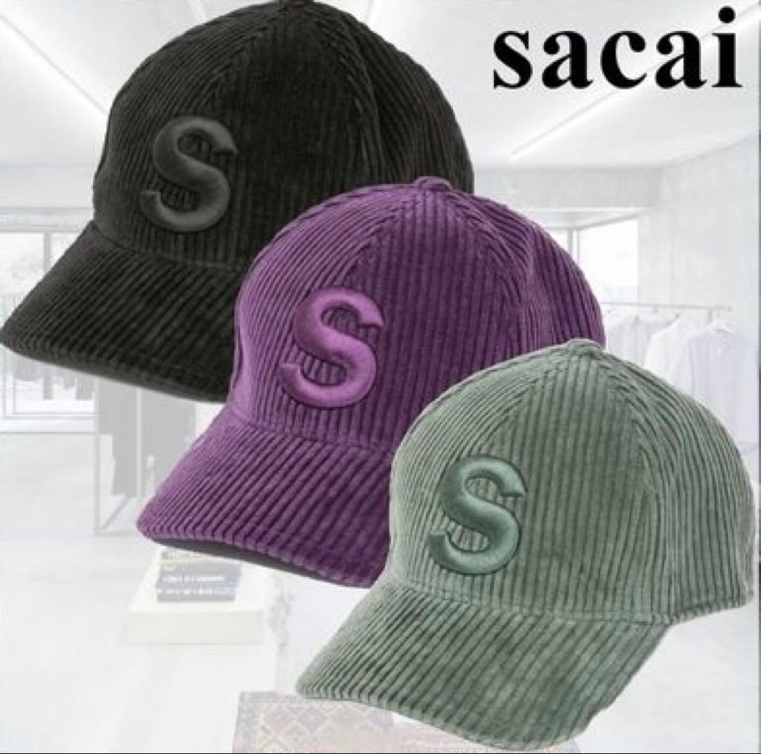 24年モデル　sacai サカイ　キャップ　ドッキングコートスウェットパーカー