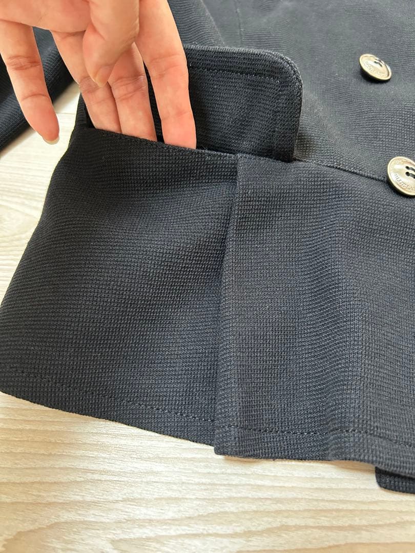 BURBERRY BLUE LABELブラック ダブルブレスト ジャケット