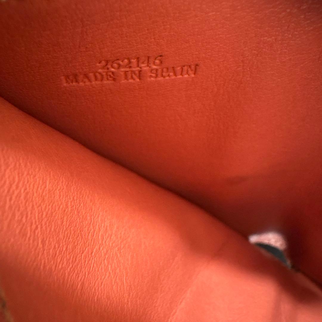 LOEWE トライフォールドウォレット　三つ折り財布　ライトオーツハニー